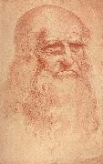 LEONARDO da Vinci Self Portrait oil painting picture wholesale